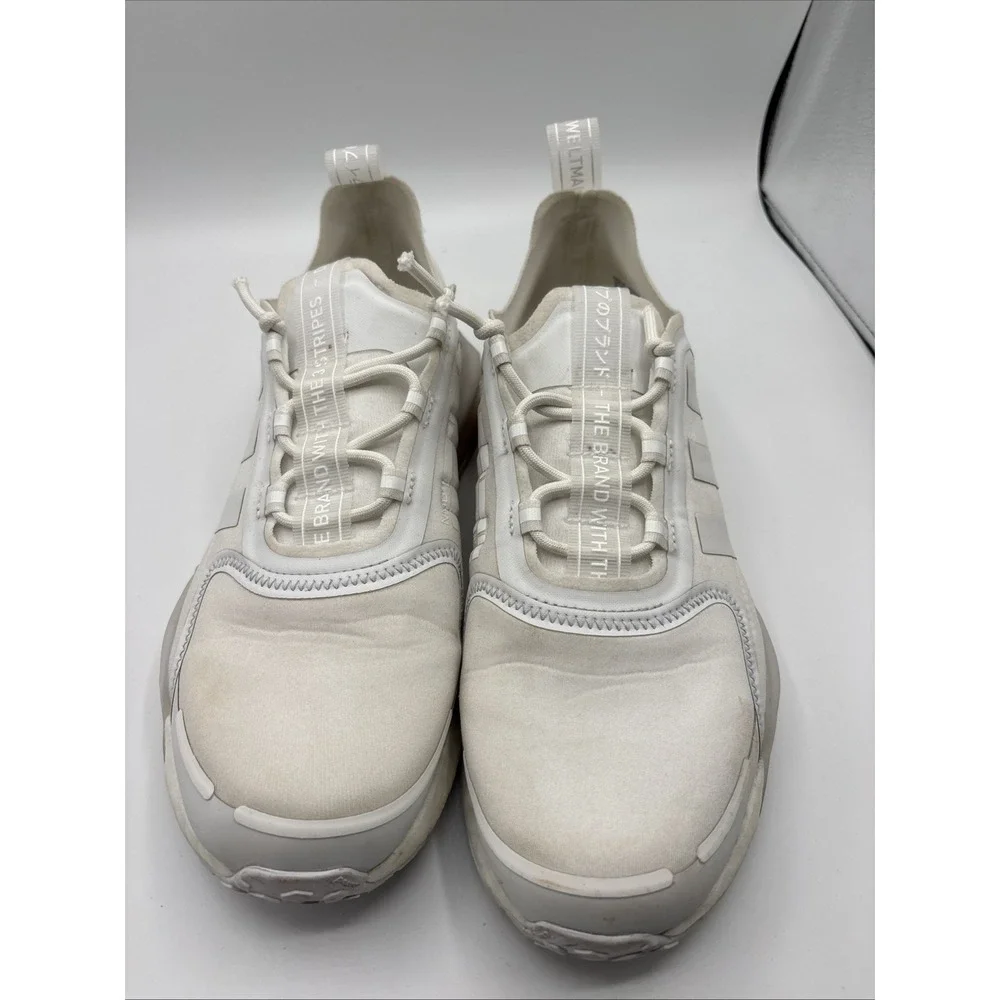 Adidas Originals‎ NMD_V3 Triple White Running Sneakers Men Size Size 8.5